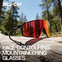 Scvcn Hiking Eyewear Photochromic Bike Cycling Sunglasses Men Outdoor Sports MTB UV400 Goggles Women Running Mountain Off-Road