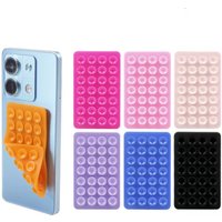 The New 28-Piece Silicone Double-Sided Suction Cup Is Suitable for Apple, Huawei, and Xiaomi Multifunctional Square Phone Back Sticker Stand