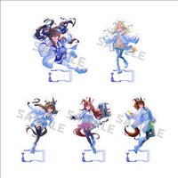 Anime Pretty Derby Figure Acrylic Stands Character Model Design Model Sweet Lovely Girls Desk Decor Xmas Gift