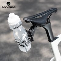 ROCKBROS Water Bottle Cage Rear Saddle Dual Water Bottle Cage Adapter Extension for Triathlon Bikes Saddle Mount for Road MTB
