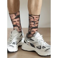 AliExpress Fernandos Alonsos Saint Head Racing Logo Socks Autumn Stockings Funny Men High Quality Socks Graphic Cycling Anti-Slip Socks