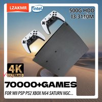 BS5 60+Emulators 500G/1TB Retro Game Console Multi-Platform Compatibility Win11 I3-3110M 70000+Games For Wii PS2 PSP NGC N64