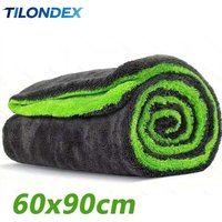 TILONDEX 1PC Dual-Sided Microfiber Car Drying Towel Soft Streak-Free Lint-Free Quick-Dry Auto Detailing Wash Cloth