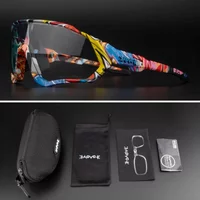 AliExpress kapvoe Kapvoe Photochromic Cycling Sunglasses for Men Women Sport Road MTB Mountain Bike Bicycle Glasses UV400 Glasses Eyewear Goggle