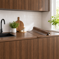 Waterproof Wood Grain PVC Vinyl Self Adhesive Contact Paper Peel and Stick Wallpaper for Furniture Cabinet Home Wall Decoration