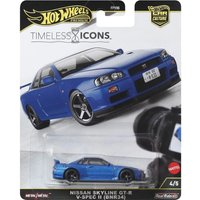 Original Hot Wheels Premium Car Culture 1/64 Timeless Icons NISAN SKYLINE GT-R Metal Hotwheels Miniature Car Model 1:64 Diecast