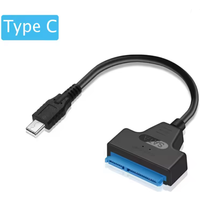 SATA to Type-C Adapter Cable for 2.5 Inch HDD/SSD Hard Drive Supports Data Transfer and Storage Expansion