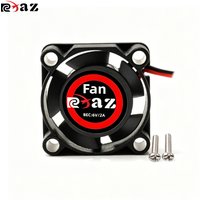 RCXAZ 25mm 6V 2A High Speed Cooling Fan with Screws for RC ESC Motor