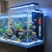Aquarium Submersible Heater Fish Tank Water Heating Rod Constant Thermostat Temperature Control