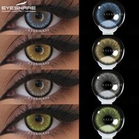 EYESHARE 1 Pair Colored Contact Lenses for Eyes Natural Blue Eye Lenses Gray Lens Eye Contacts Cosmetic Beauty Pupil Makeup Lens