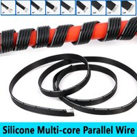 1~50m Silicone Multi-core Parallel Wire 30/28/26/24/22/20AWG 2P/3P/4P/5P/6P/8P/10P-14P High Temperature Resistant Copper Cable