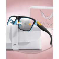 AliExpress TAMWY Men Women Photochromic Sunglasses With Box UV400 Windproof Fashion Square Goggles Cycling Fishing Running Vintage Style