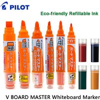 Pilot Refillable White Board Markers, Dry Erase Assorted Tips Colors Whiteboard Mark Pen, Non-toxic Non-irritating Odor Safe Ink