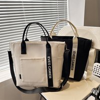 Homefish 2024 New Casual Tote Large Capacity ShoulderBag Nylon Waterproof Handbag Simple Fashion Messenger Bags for Schoolgirl
