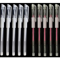 10pcs Pink White Brow Pen Skin Pen Waterproof Eyebrow Lip Tatoo Gel Marker Pen for Microblading Eyebrow Lip Scribe PMU Tool