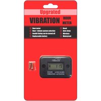 Digitaler Vibrations-Stundenzähler, Motoranzeige, LCD-Display, kabelloser Reset, automatischer Schlaf für Diesel-Rasenmäher mit 2/4-Takt
