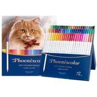 Aibelle Phoenixcolor 72/48/36Colors Colored Pencils Professional Chinese Style Oil Color Pencil For Drawing Student Art Supplies