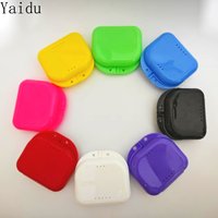 30Pcs Dental Orthodontic Mouth Guard Case Fake Teeth Cover Retainer Case With Vent Holes Denture Box Case Retainer Holder