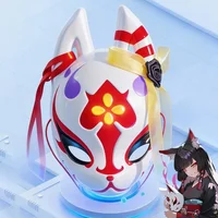 Game Blue Archive Kosaka Wakamo Cosplay Mask White Full Face Helmet Adult Unisex Headwear Costume Masks Halloween Prop