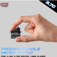 AFRC-D2106TG-S 3,7 g Ganzmetall programmierbares Mikroservo 8,4 V Hochspannung für 1/32 1/28 Racing MINI Glider DIY Montage Upgrade
