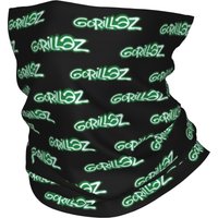 Custom Gorillaz Bandana Neck Gaiter Windproof Face Scarf Cover Women Men Virtual Band Headwear Tube Balaclava
