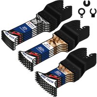 3/15pcs Arc Tech Extra Long Oscillating Tool Blades Bi-Metal and Japanese Teeth Multitool Blades for Wood, Plastic Nails Metal