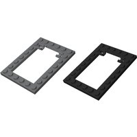 10PCS Building Blocks Technicalal parts 6x8 hollow trap board movable door MOC Compatible With brands toys for children 92107