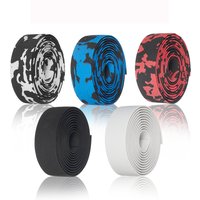 MOTSUV EVA Bar Tape High Tenacity Handlebar Tape Bike Handle Tape Shock Absorbing Bar Tape With Hole for Road Bike
