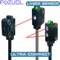 Visible Small Spot Laser Sensor Ultra-minute/slim/compact Photoelectric Sensor NPN PNP 12-24VDC