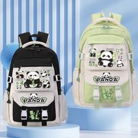 Panda He Hua Cartoon Backpack Large Capacity Student Schoolbag 1-6 Grades Boys Girls Spine Relief Backpack Children School Bag