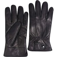 AliExpress Mens Winter Black Leather Gloves For Driving Warm Fleece Lined Gloves Cold Warm Cycling Gloves High-end Durable Gloves