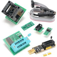 Original CH341A 24 25 Series EEPROM Flash BIOS USB Programmer Module + SOIC8 SOP8 Test Clip For EEPROM 93CXX / 25CXX / 24CXX