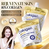 SADOER Collagen Moisturizing Hand Cream Anti Aging Replenish Whitening Repair Damaged Skin Hydrating Hands Skin Care
