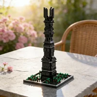2337pcs MOC Hobbit Lord Rings The Orthanc Tower Isengard Model Building Blocks Construction Toys Festival Gifts Idea Creative