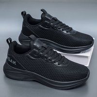Plus size 50 new sports casual shoes summer men's shoes British thin mesh breathable mesh shoes soft-soled light running shoes