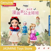 Original Disney Princess Doll Animator Collection Elsa Anna Snow White Changeable Outfit Collectible Toy Gift For Collectors