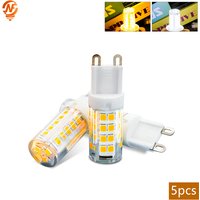 5pcs G9 LED Light Bulbs 3W 5W 9W AC 220V 230V Energy Saving Cold/Warm White Corn Lamps 360 Ray For Home Lighting Decoration