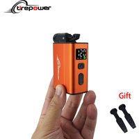 120 PSI Portable Electric Inflator Pump Custom Tire Pressure Display Tire Inflator MTB Road Bike with Schrader Presta Clik Valve