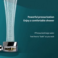 Zhang Ji Shower Cabin Bathroom Products Head Turbo Propeller Showerhead Fashion Morden Fixtures Showers Accessories
