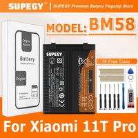 2026 Years SUPEGY 100% New Battery BM58 For Xiaomi 11T Pro Batteries + Free Tools