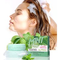 Ice Cool Refreshing Mint Essential Oil Shampoo Hand Soap Solid Shampoo Stick Organic Plant Extract essence Hair Care