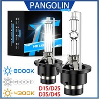 PANGOLIN D1S D2S D3S D4S 2Pcs HID Bulbs Xenon Headlight 35W 4300K 6000K 8000K Ultra Bright Headlamp Lights Car Styling