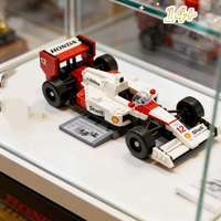 693pcs Racing Car Model MP4/4 Puzzle Building Blocks With Display Stand Mechanical Group Bricks Assembly Gift Collection Decor