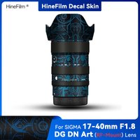 Hinefilm Skin for Sigma 17-40F1.8 RF Mount Lens Decal Skin for Sigma 17-40mm F1.8 DC ART Lens Wrap Cover ART 1740 Lens Skin