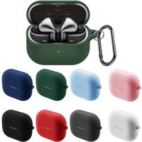 Silicone Case For Samsung Galaxy Buds 3 Pro Buds 3 FE Earbuds Accessories Shockproof Cover Dust-proof Keychain Coque Capa Fundas