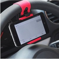 AliExpress NONE Car Phone Holder Stand Steering Wheel Bike Clip Mount Auto Fastener Holder For iPhone 7 Plus Samsung S9 Plus Xiaomi 8 9 Charging