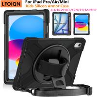 LFOIQN Kids Case for iPad A19 12th 2026 A16 11th 10th 10.9 iPad Air 11 13 M2 M3 M4 M5 Pro 11 12.9 13'' 10.2 7 8 9th Stand Cover