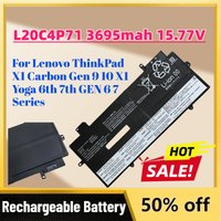 Upgrade L20C4P71 3695mah 15.77V Laptop Li-ion Battery for Lenovo ThinkPad X1 Carbon Gen 9 10 X1 Yoga 6th 7th GEN 6 7 Series