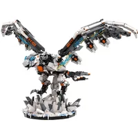 MOC Horizons West Storm Bird Dinosaur Building Blocks Zero Dawned Mechanical Slaughterspine Monster Bricks DIY Toy Birthday Gift