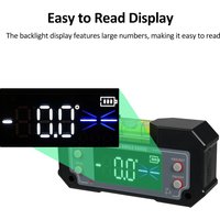 Digital Angle Gauge Liquid Leveler Finder Inclinometer Bevel Gauge XY Axis for Woodworking Sawblade 3D Printer Tools